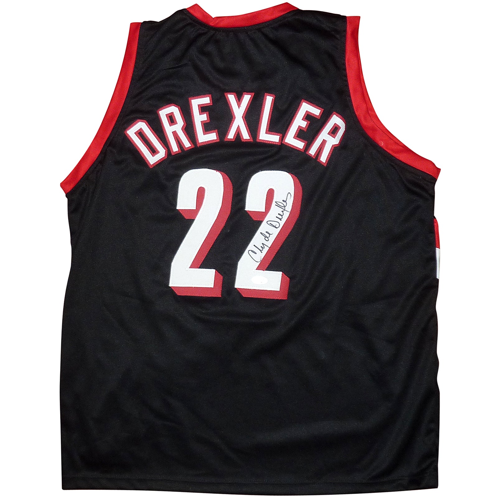Clyde Drexler Portland Trail Blazers Fanatics Authentic Autographed Black  Mitchell & Ness 1990-91 Replica Jersey