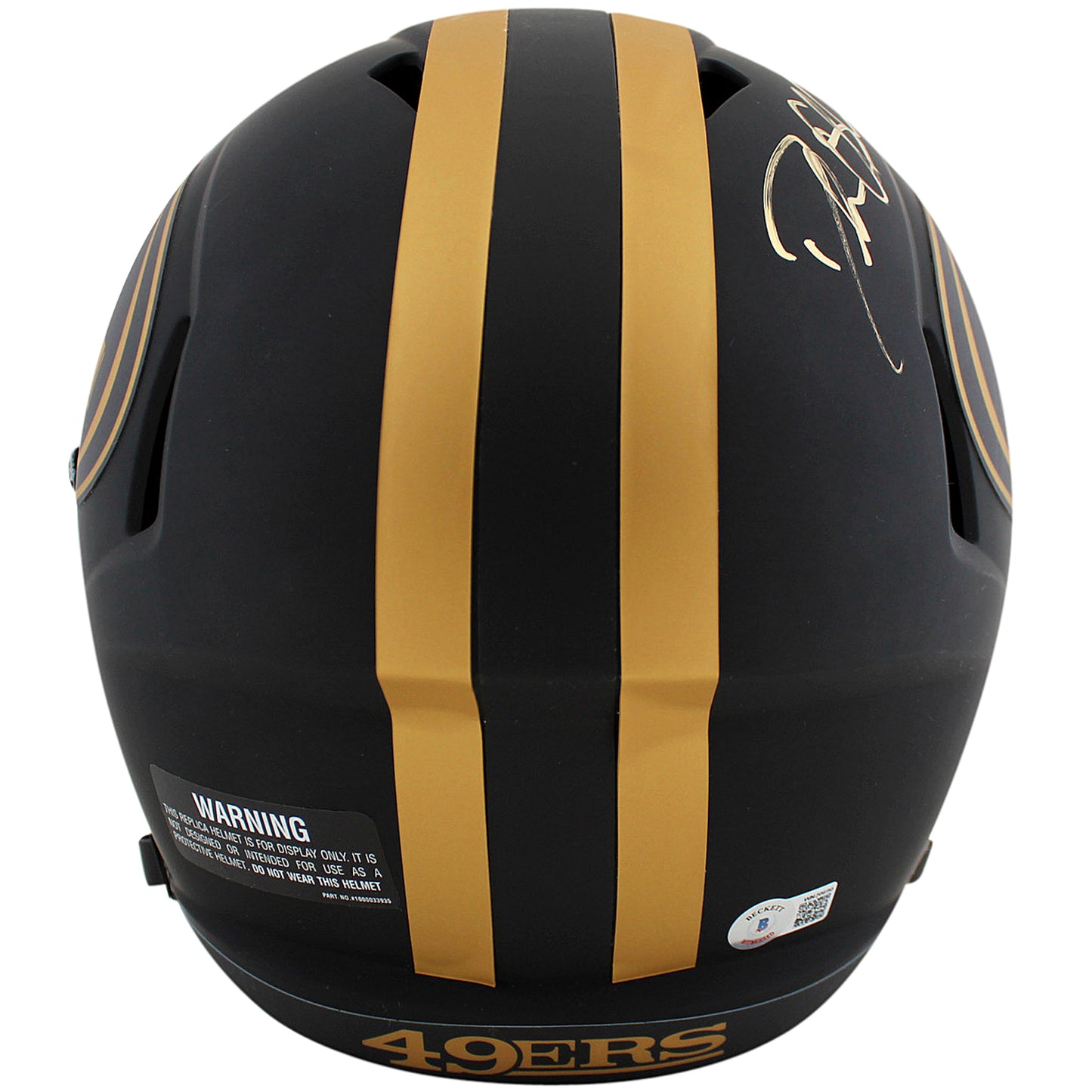 Deion Sanders Autographed San Francisco 49ers (ECLIPSE Alternate) Deluxe Full-Size Replica Helmet – Beckett