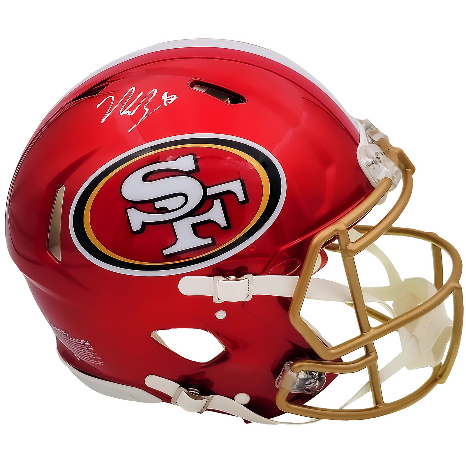 Nick Bosa Signed San Francisco 49ers Full Size Speed Replica Helmet BAS