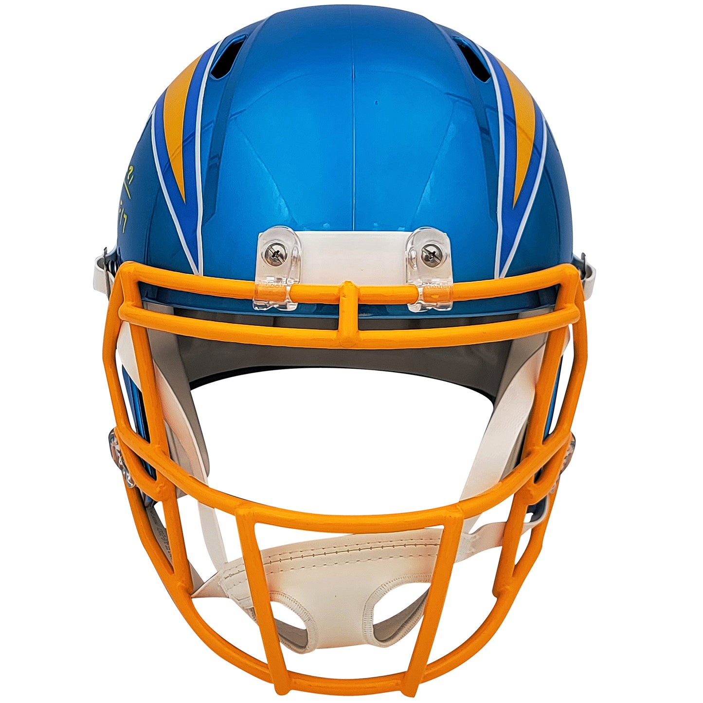 Ladainian Tomlinson Autographed San Diego Chargers (FLASH Alternate) Deluxe Full-Size Replica Helmet w/ HOF 17 - Beckett