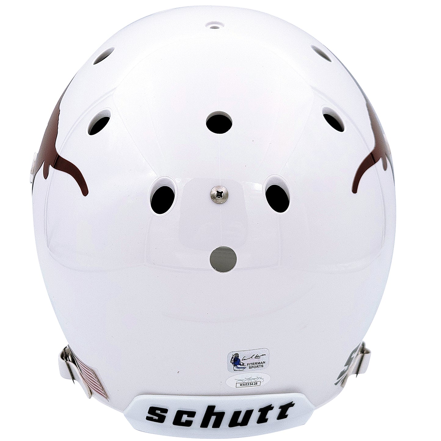 Earl Campbell Autographed Texas Longhorns Schutt Deluxe Full-Size Replica Helmet w/ HT 77 - JSA