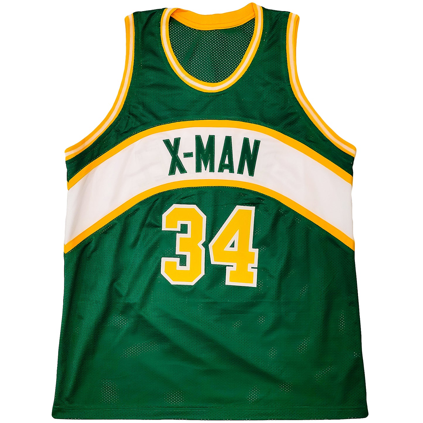 Xavier McDaniel Autographed Seattle (Green #34) Custom Jersey - MCS