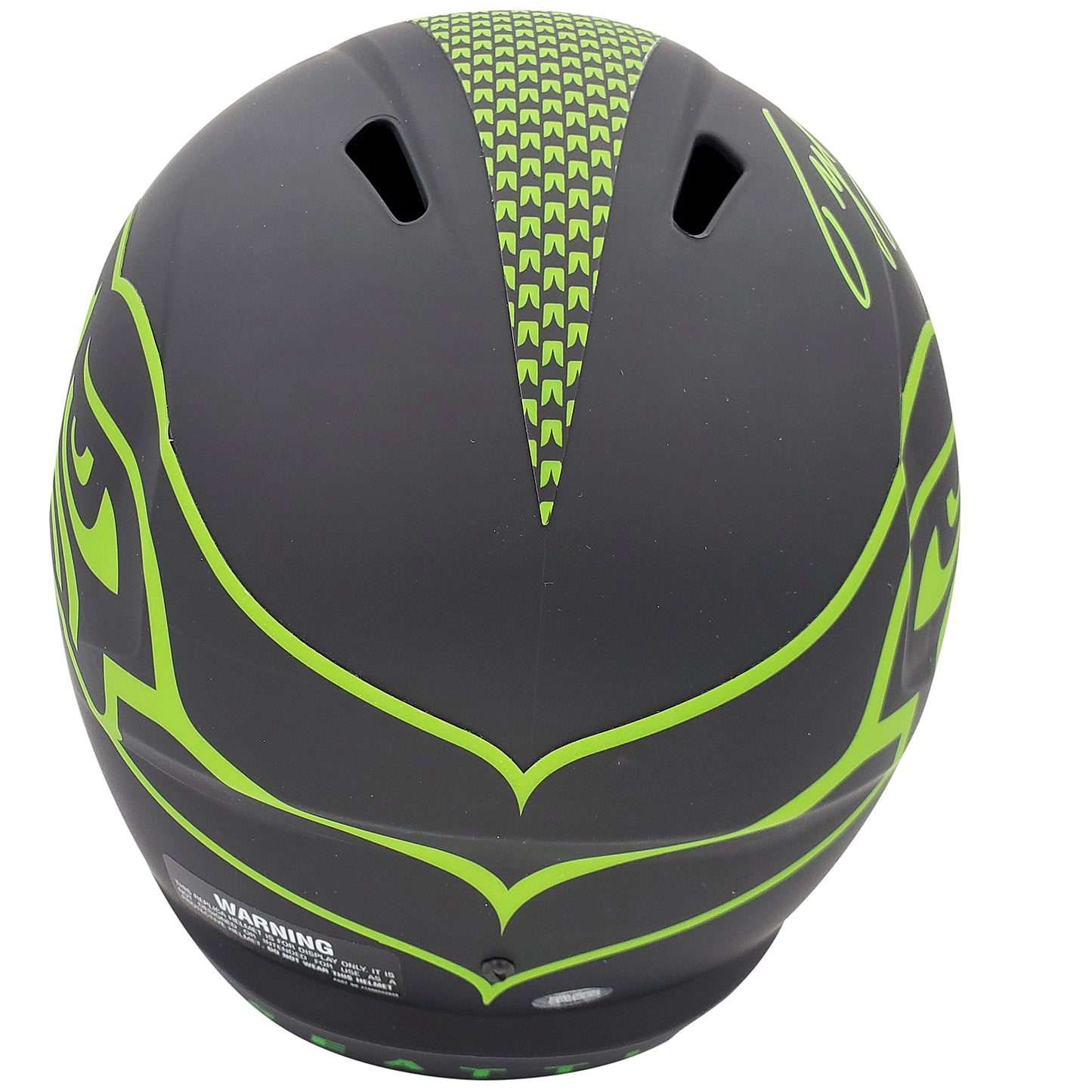 Tyler Lockett Autographed Seattle Seahawks (ECLIPSE Alternate) Deluxe Full-Size Replica Helmet – MCS