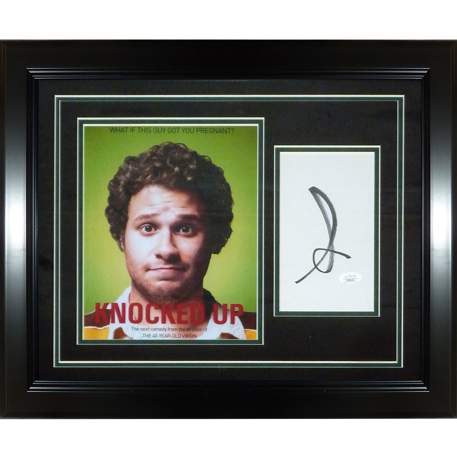 Seth Rogen Autographed “Knocked Up” Movie “Signature Series” 8x10 Frame – JSA