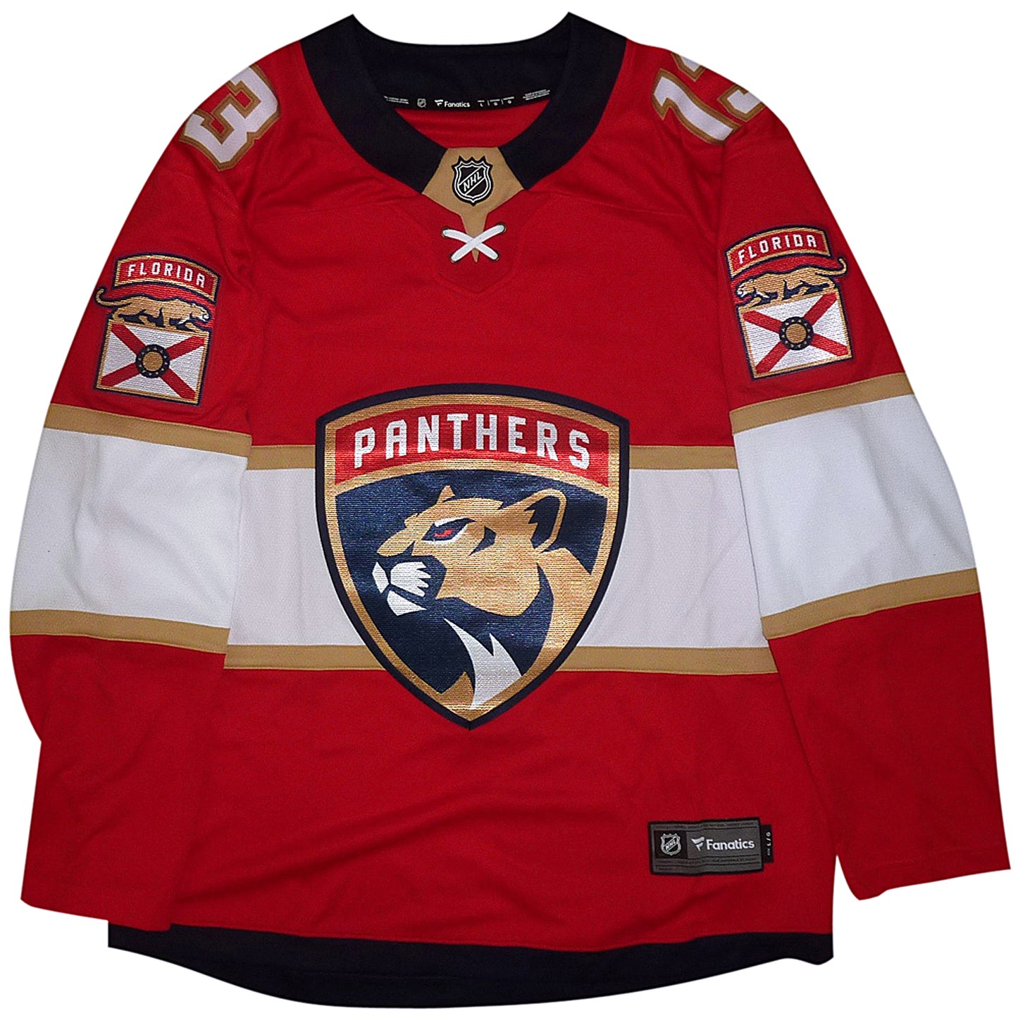 Sam Reinhart Autographed Florida Panthers (Red #13) Breakaway Hockey Jersey - JSA