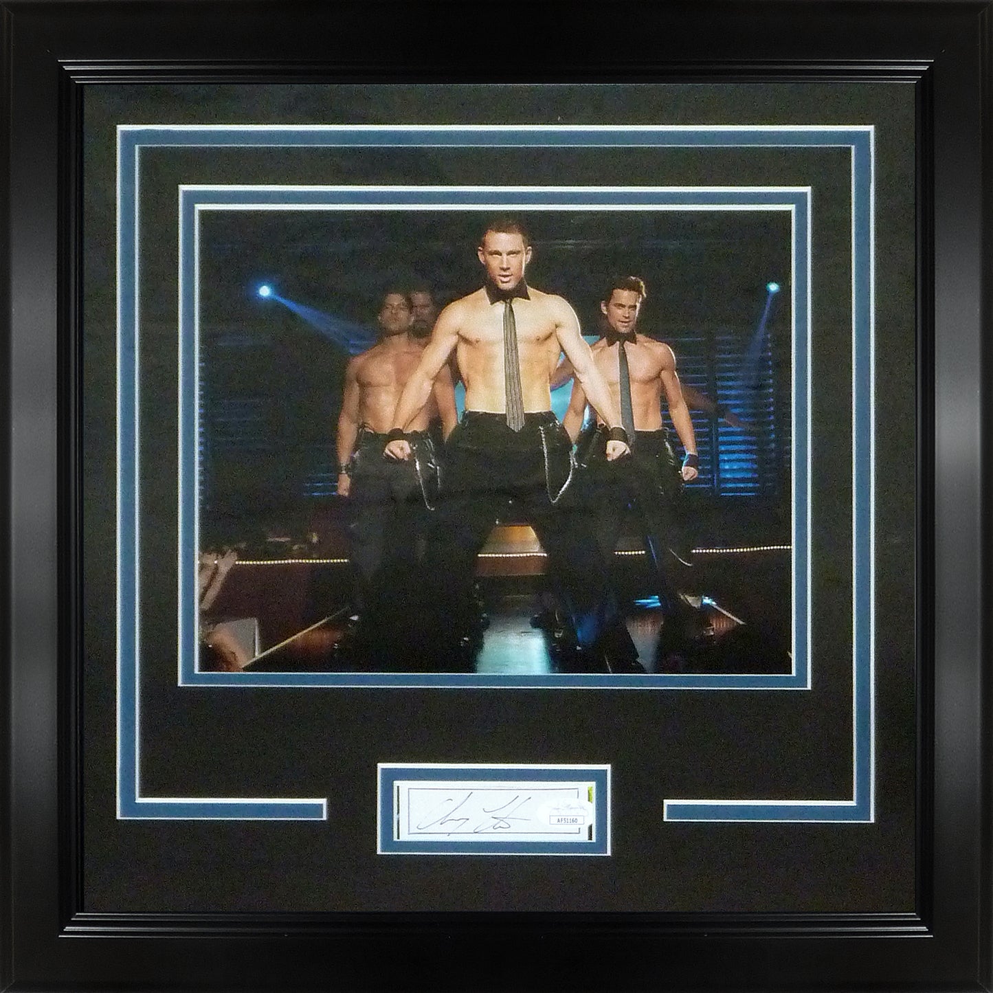 Channing Tatum Autographed Magic Mike Signature Series Frame JSA