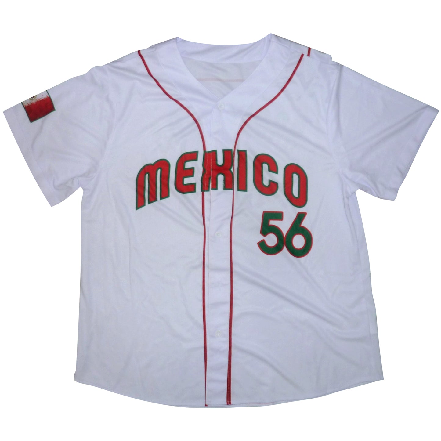 Randy Arozarena Autographed Mexico WBC (White #56) Baseball Jersey Beckett Witness