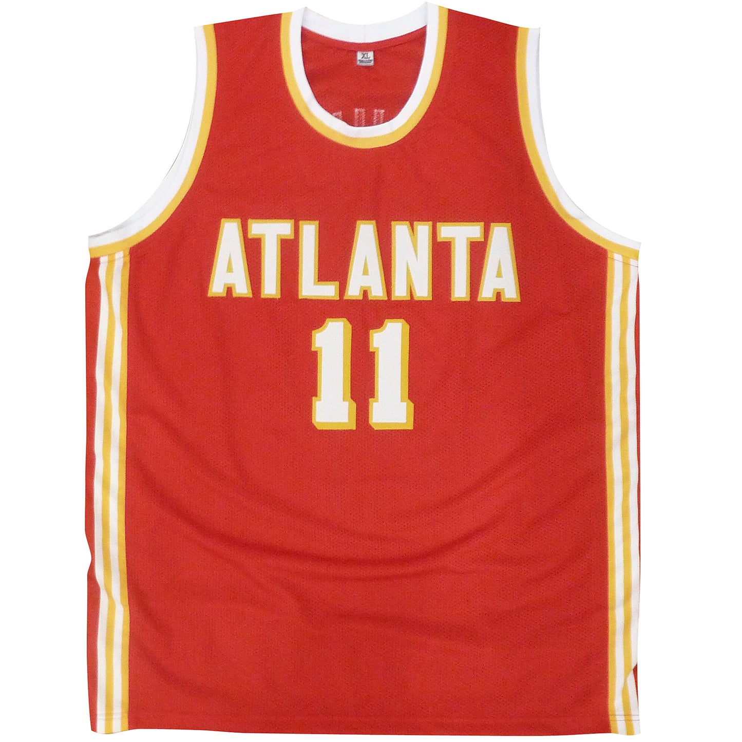 Trae Young Autographed Atlanta (Red #11) Custom Jersey - Beckett
