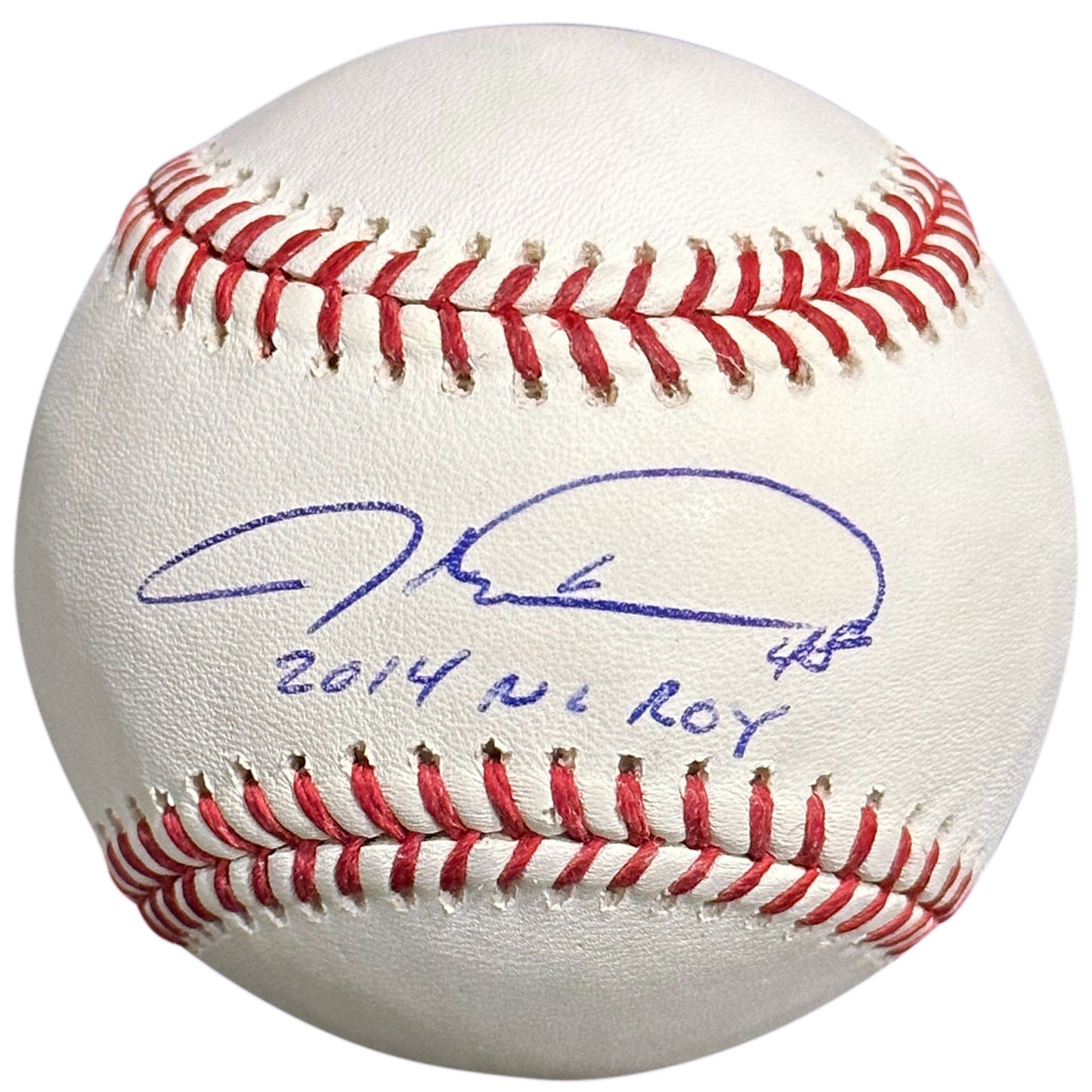 Jacob deGrom Autographed MLB Baseball w/ "2014 NL ROY" - JSA