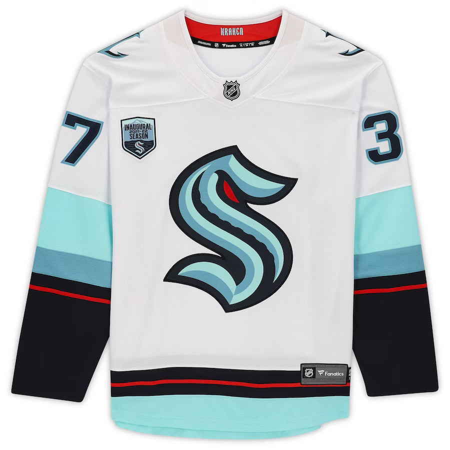 Yanni Gourde Autographed Seattle Kraken (White #37) Fanatics Hockey Jersey - Fanatics