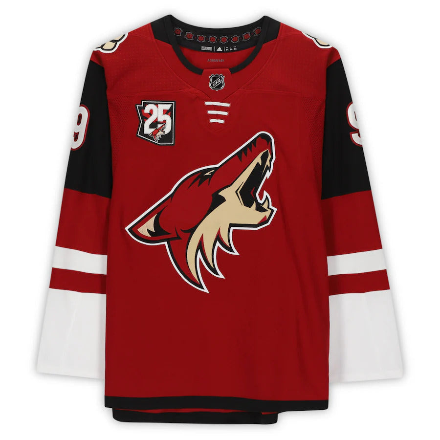 Clayton Keller Autographed Arizona Coyotes (Red #9) Adidas Hockey Jersey - Fanatics