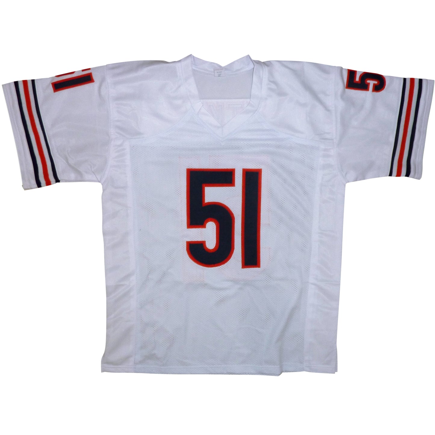 Dick Butkus Autographed Chicago (White #51) Custom Jersey - Beckett