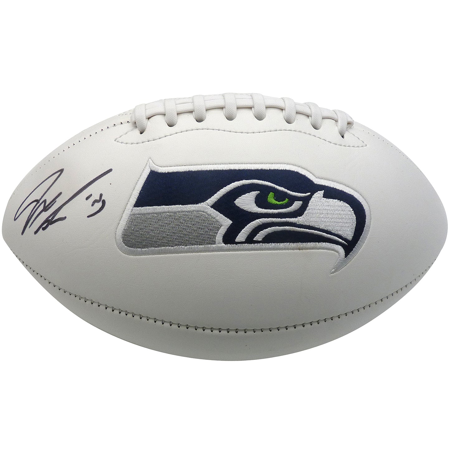 Jaxon Smith-Njibga Autographed Seattle Seahawks Logo Football - Fanatics