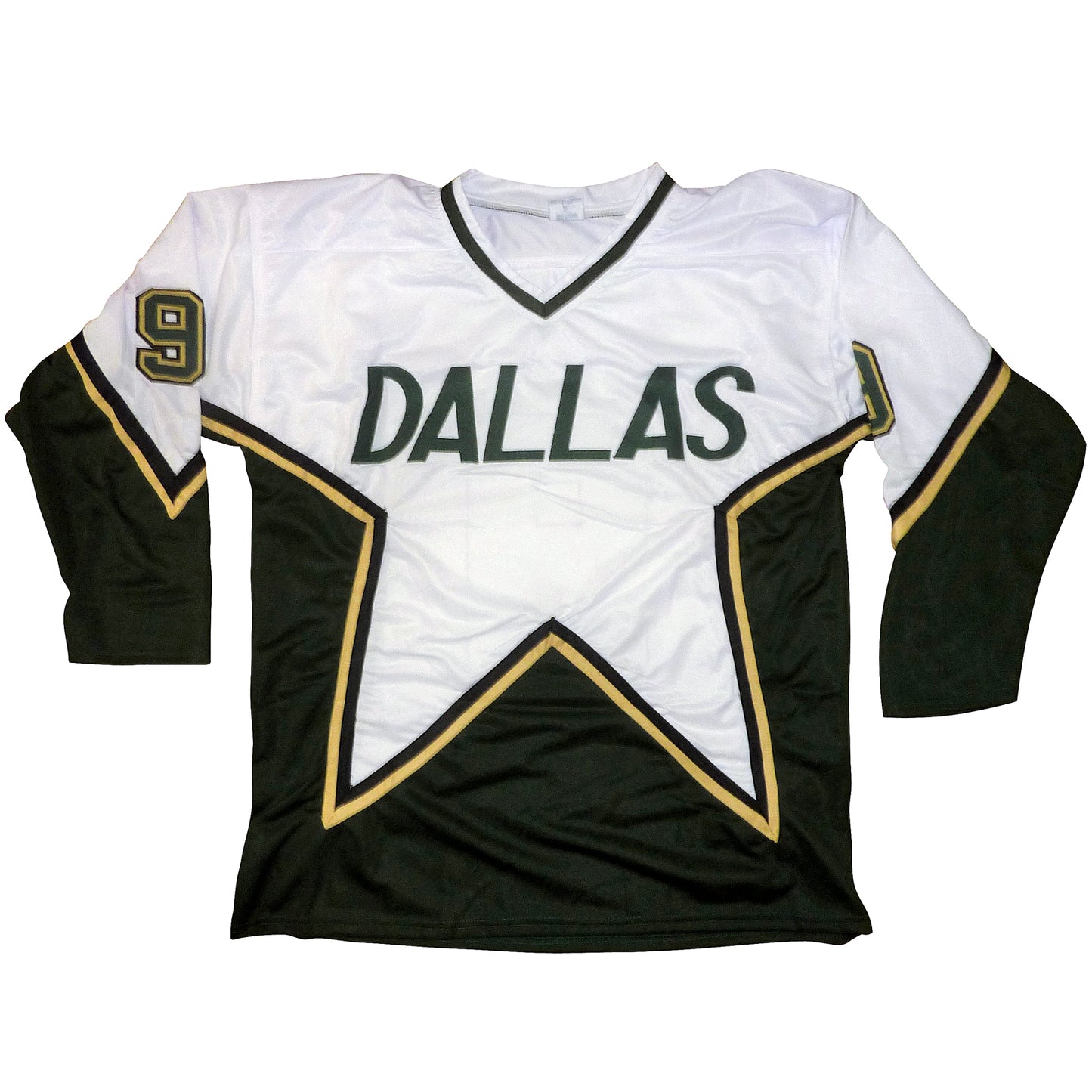 Mike Modano Autographed Dallas Stars (White #9) Custom Hockey Jersey - JSA