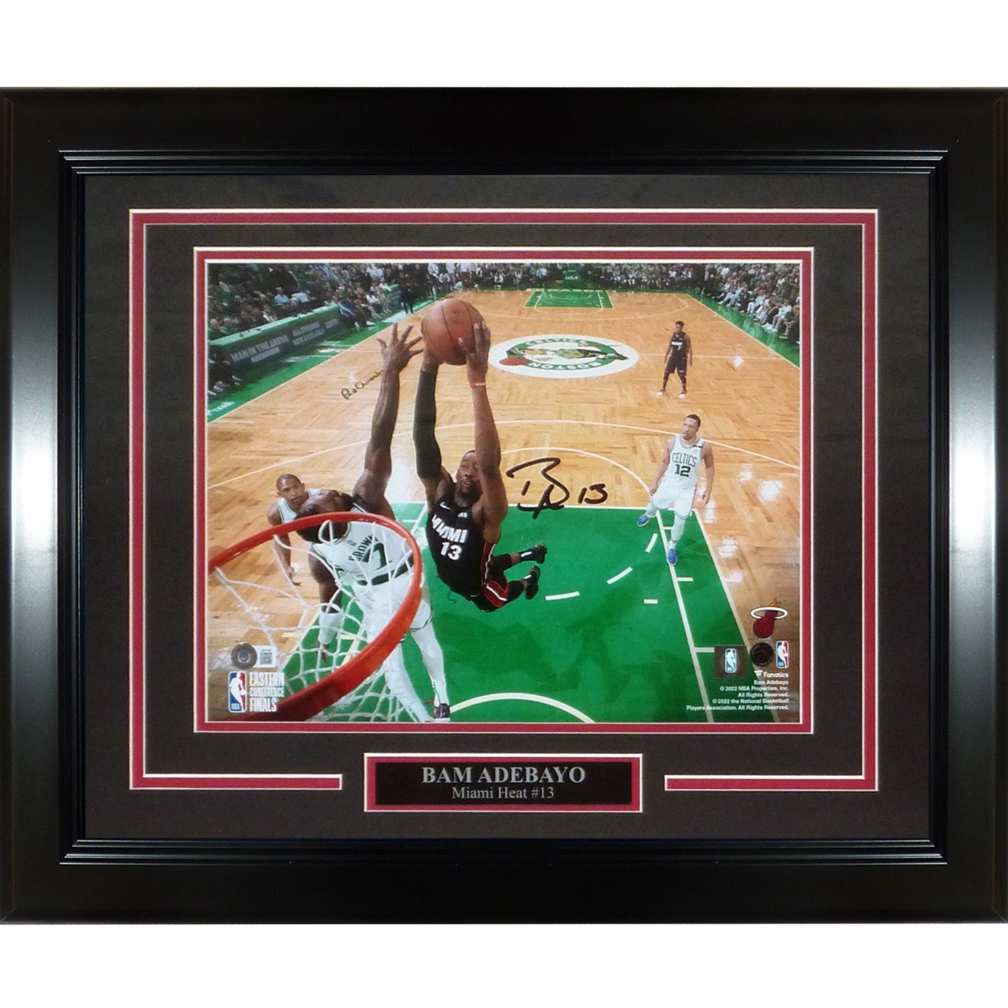 Bam Adebayo Autographed Miami Heat Deluxe Framed 11x14 Photo - JSA