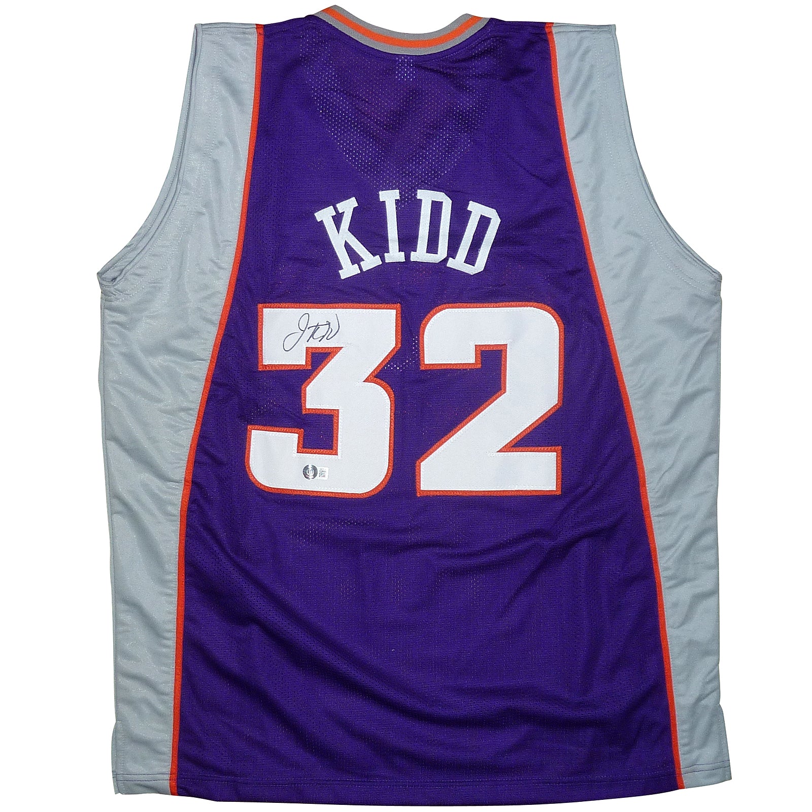 Jason Kidd Autographed Phoenix (Purple #32) Custom Jersey Beckett
