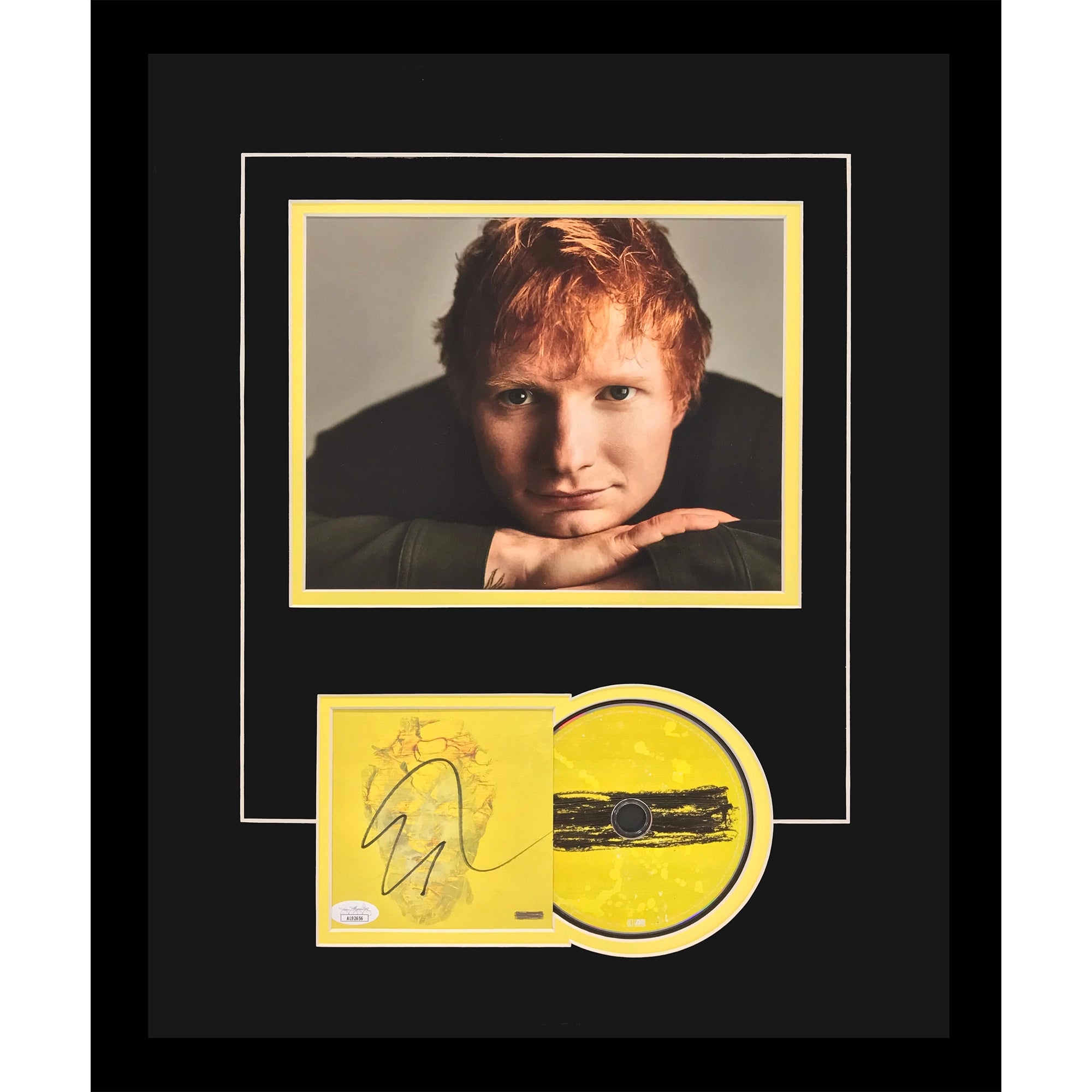 Ed Sheeran Autographed Subtract Deluxe Framed CD and Cover - JSA