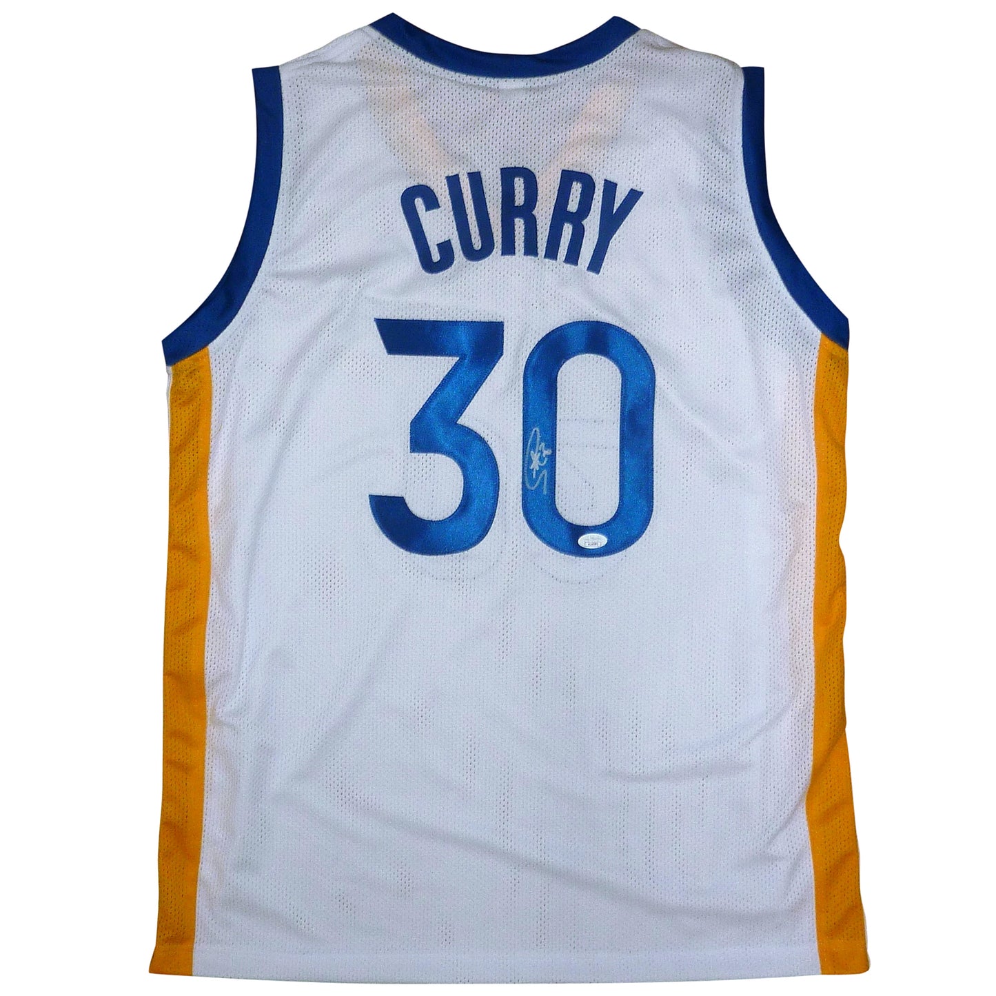 Stephen Curry Autographed (White #30) Custom Jersey - JSA