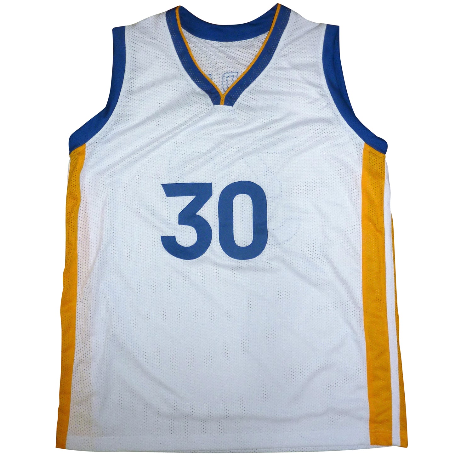 Stephen Curry Autographed (White #30) Custom Jersey - JSA