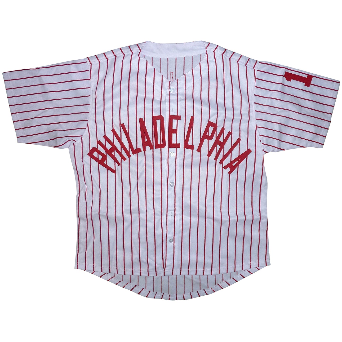 Jimmy Rollins Autographed Philadelphia (Pinstripe #11) Jersey - JSA