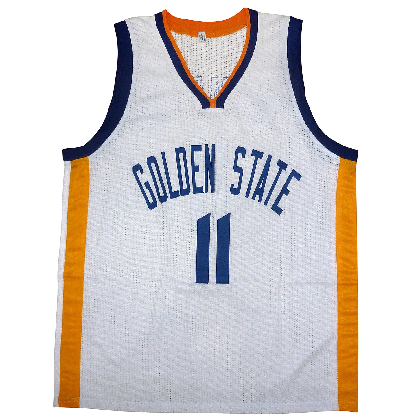 Klay Thompson Autographed Golden State (White #11) Custom Jersey - JSA