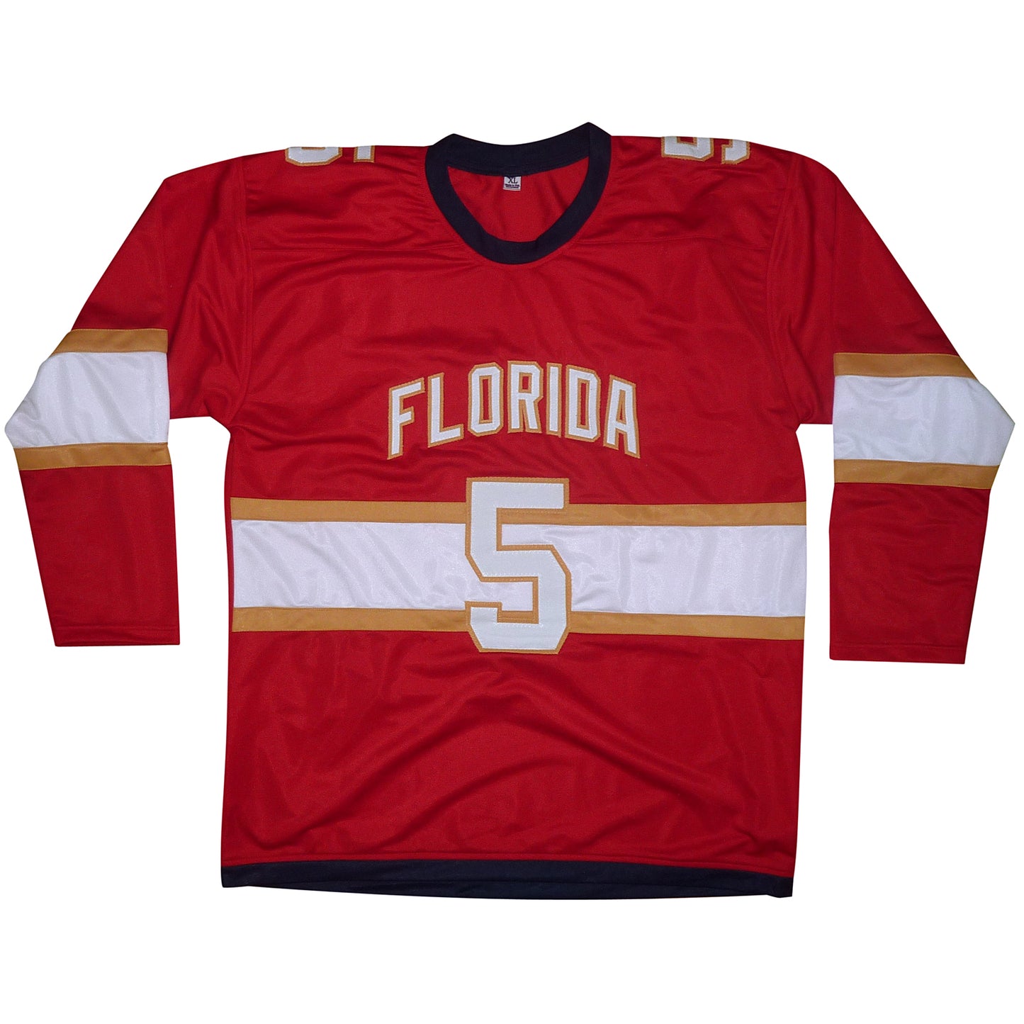 Aaron Ekblad Autographed Florida (Red #5) Custom Jersey - JSA