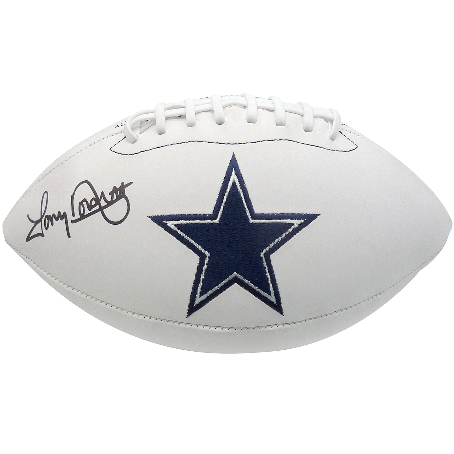 Tony Dorsett Autographed Dallas Cowboys Logo Football - JSA