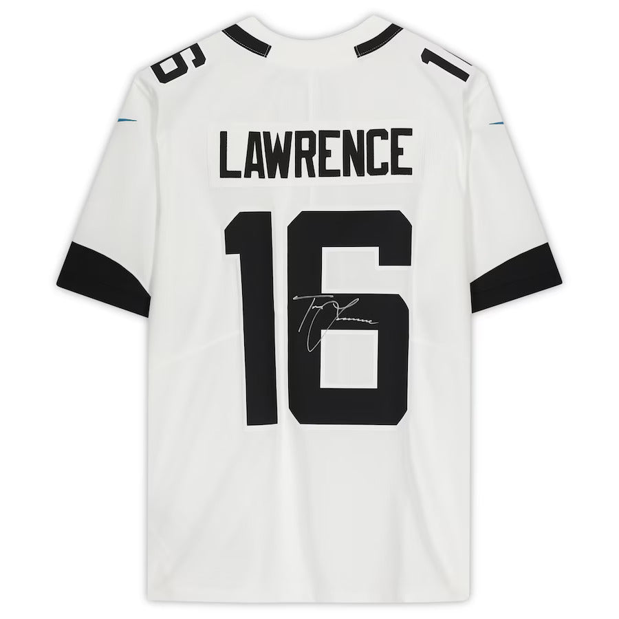 Trevor Lawrence Autographed Jacksonville Jaguars (White #16) Nike Jersey - Fanatics