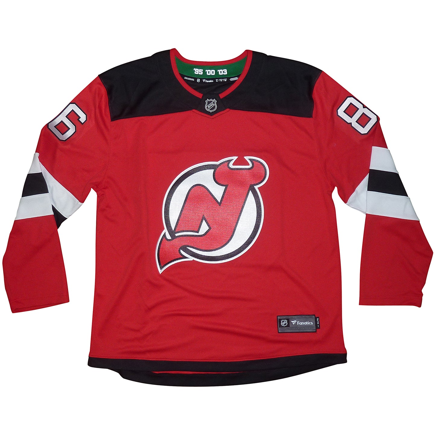 Jack Hughes Autographed New Jersey Devils (Red #86) Breakaway Hockey Jersey Fanatics Authentic