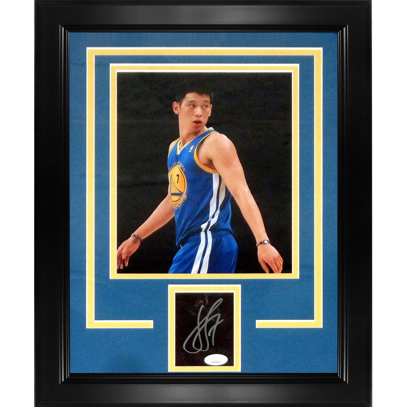Jeremy Lin Autographed Golden State Warriors 