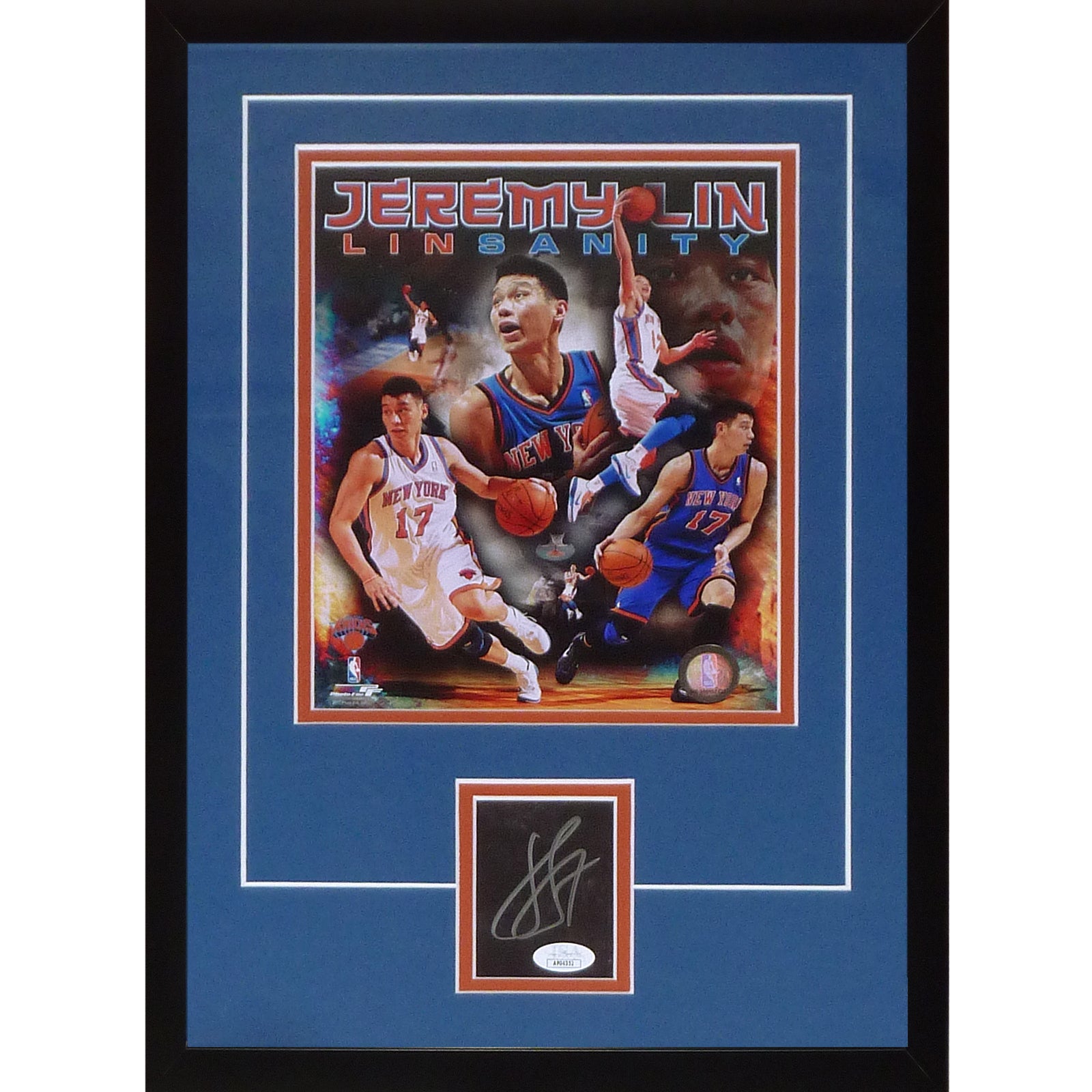 Jeremy Lin Autographed New York Knicks 
