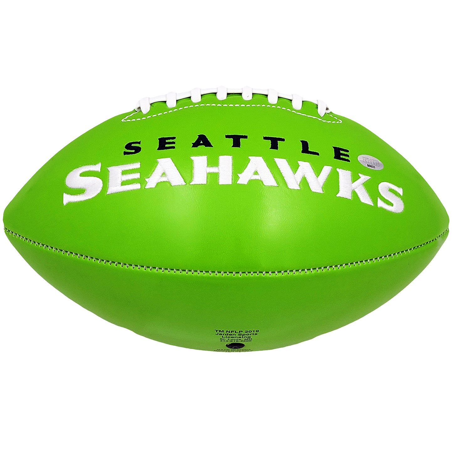 Jim Zorn Autographed Seattle Seahawks (Green) Logo Football – MCS