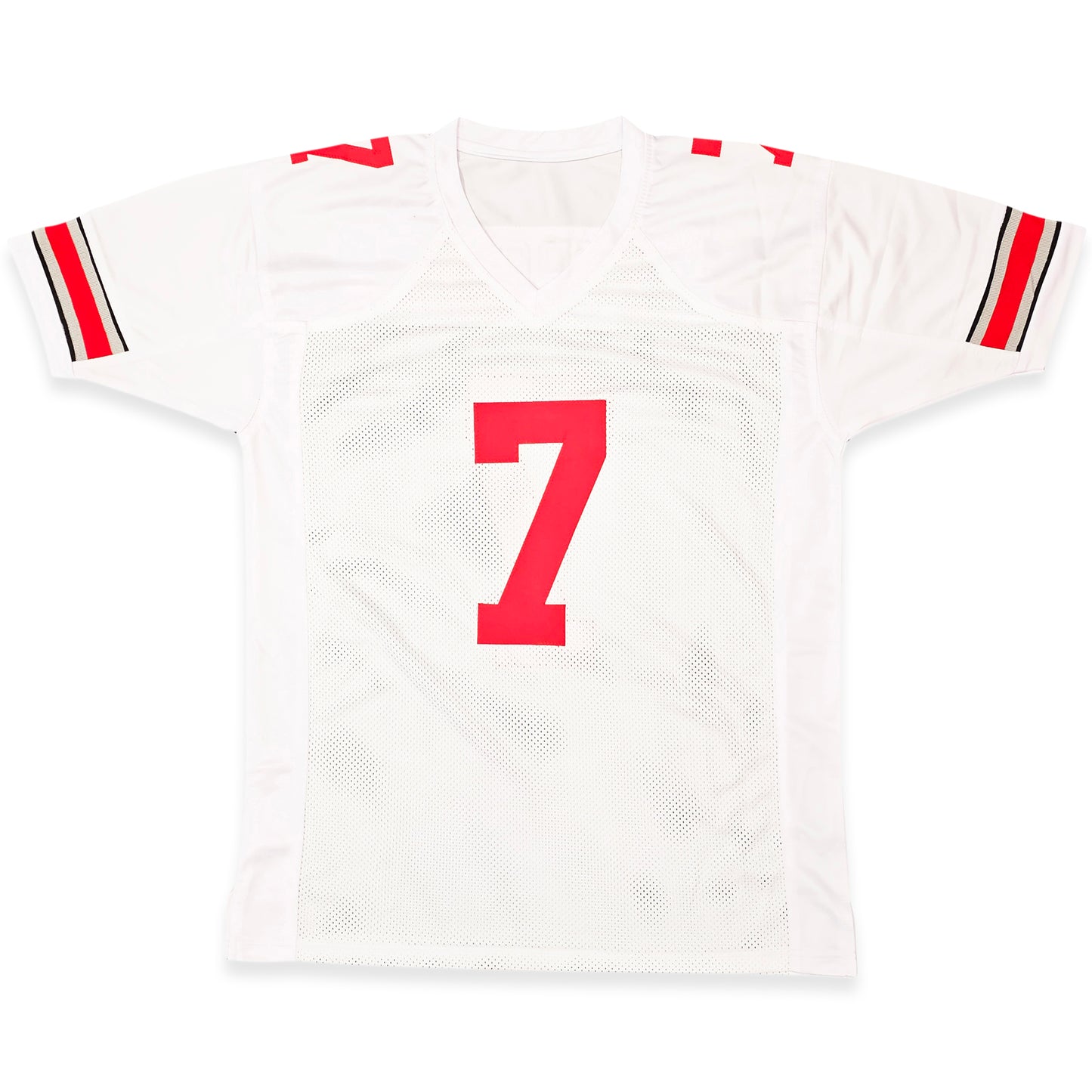 C.J. Stroud Autographed Ohio State Buckeyes (White #7) Custom Jersey - Beckett