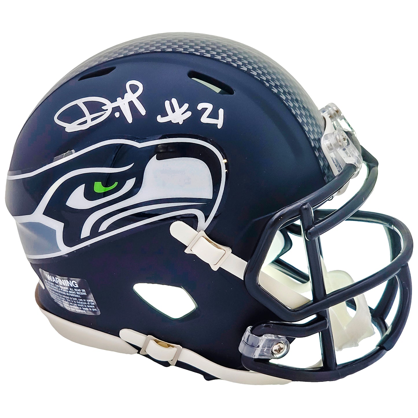 Devon Witherspoon Autographed Seattle Seahawks Mini Helmet - MCS