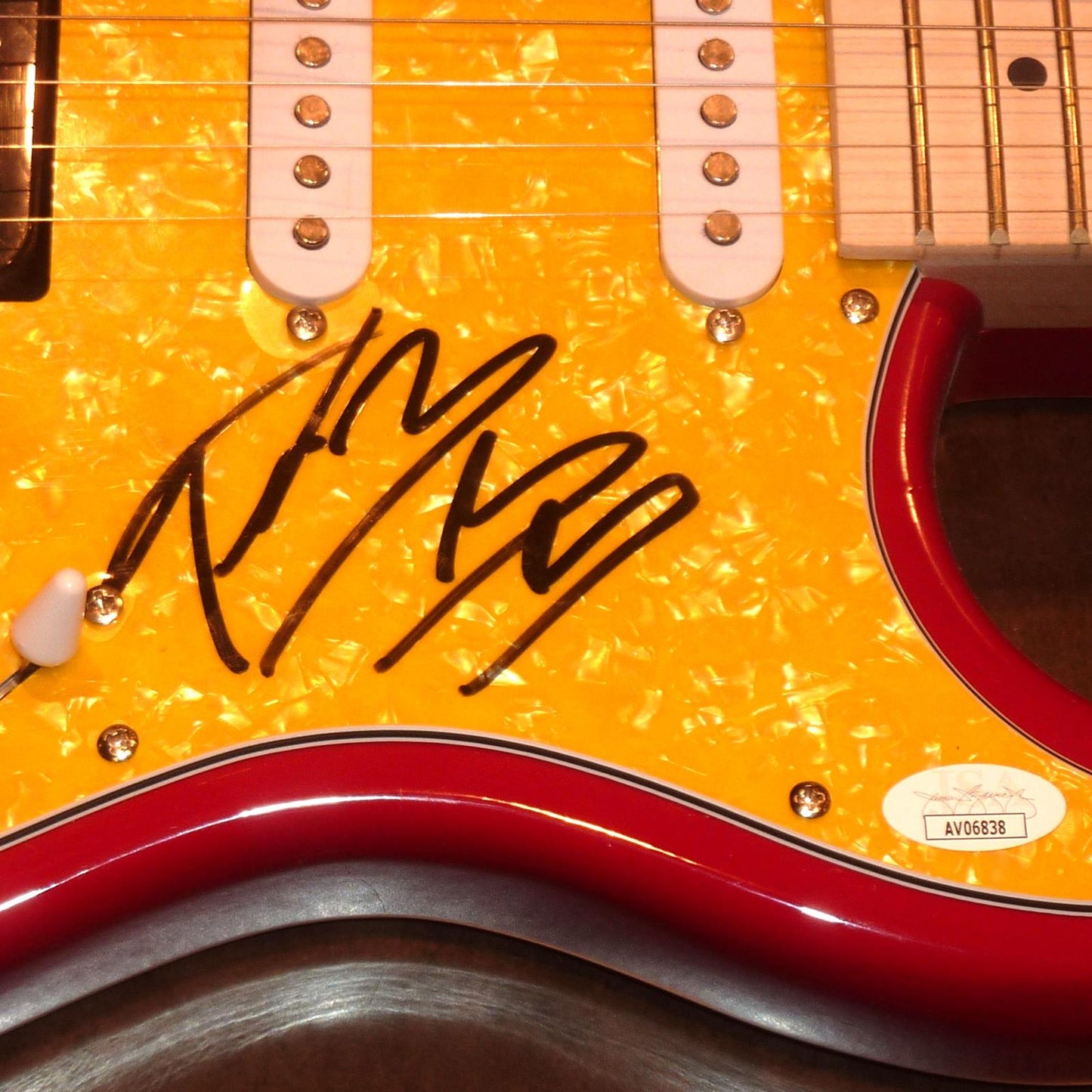 Post Malone Electric Guitar with Signature - JSA