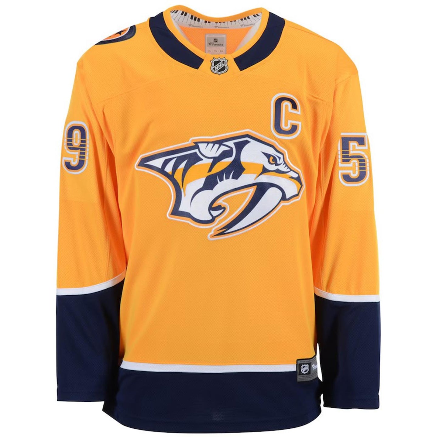 Roman Josi Autographed Nashville Predators (Gold #59) Breakaway Jersey - JSA
