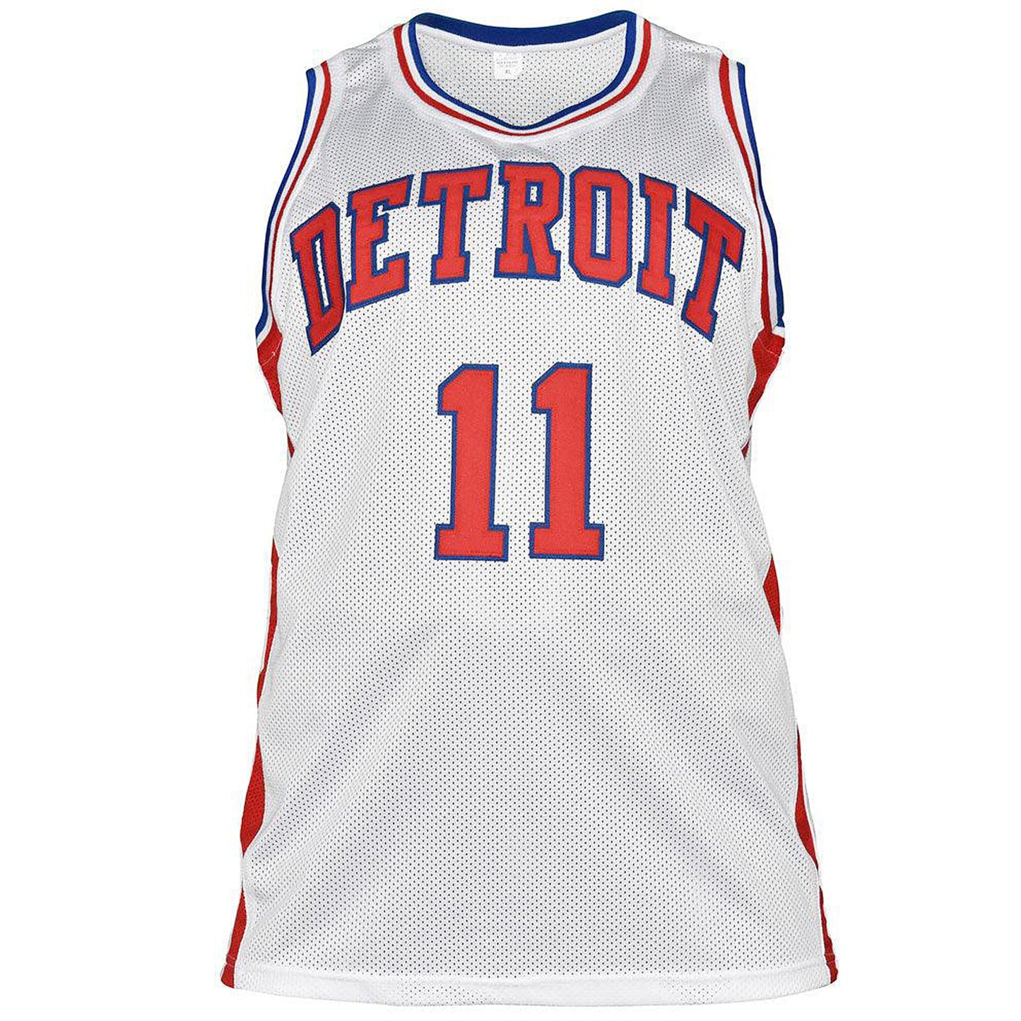 Isiah Thomas Autographed Detroit (White #11) Custom Jersey - JSA
