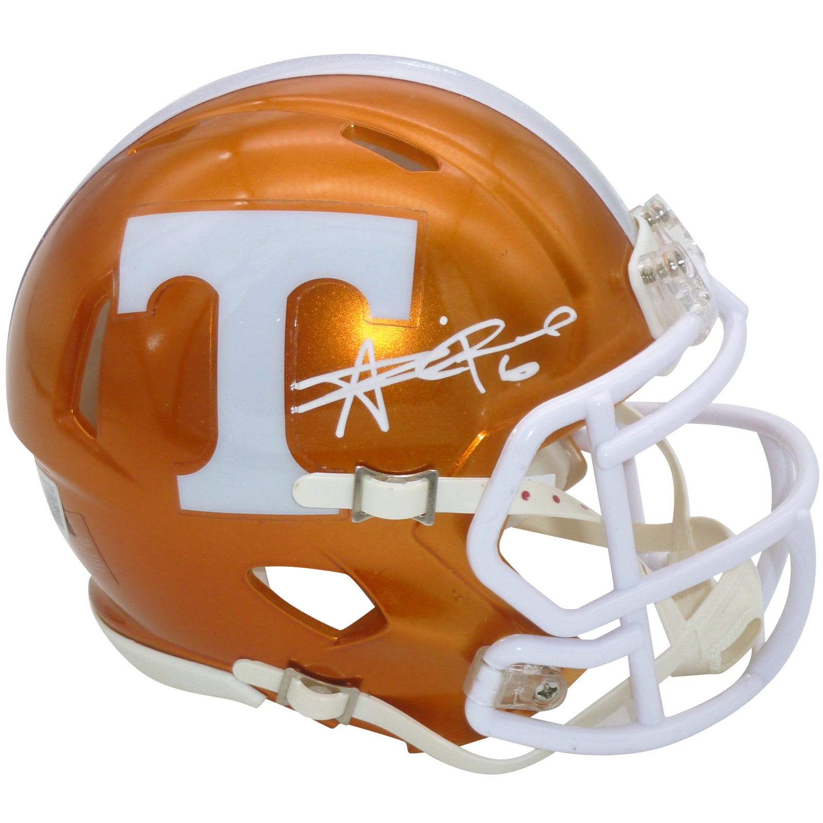 Alvin Kamara Autographed Tennessee Vols (FLASH Alternate) Mini Helmet –  Palm Beach Autographs LLC