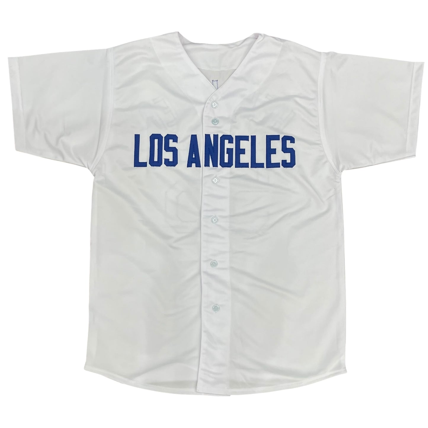 Orel Hershiser Autographed Los Angeles (White #55) Custom Jersey - Beckett