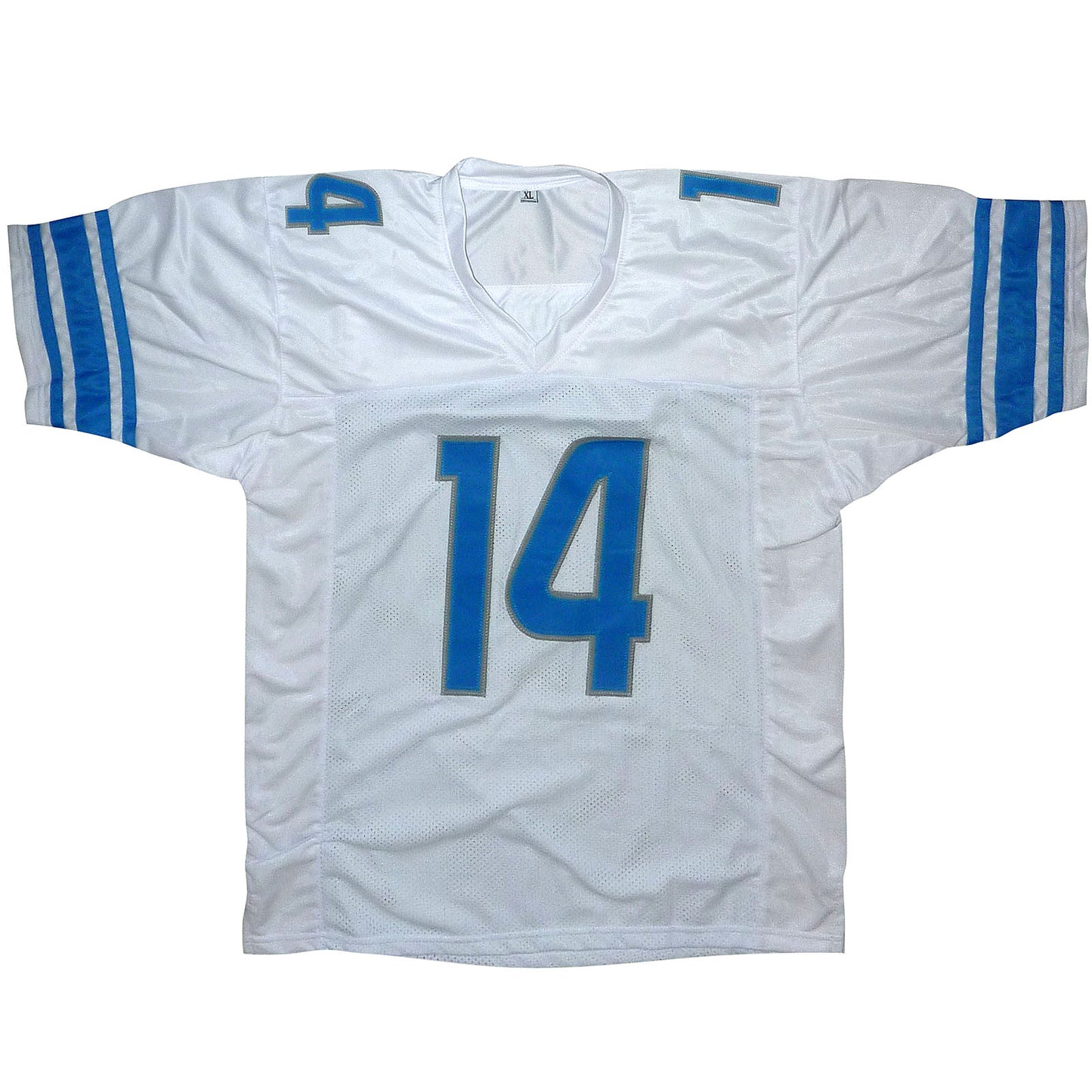 Amon-Ra St Brown Autographed Detroit (White #14) Custom Jersey - JSA