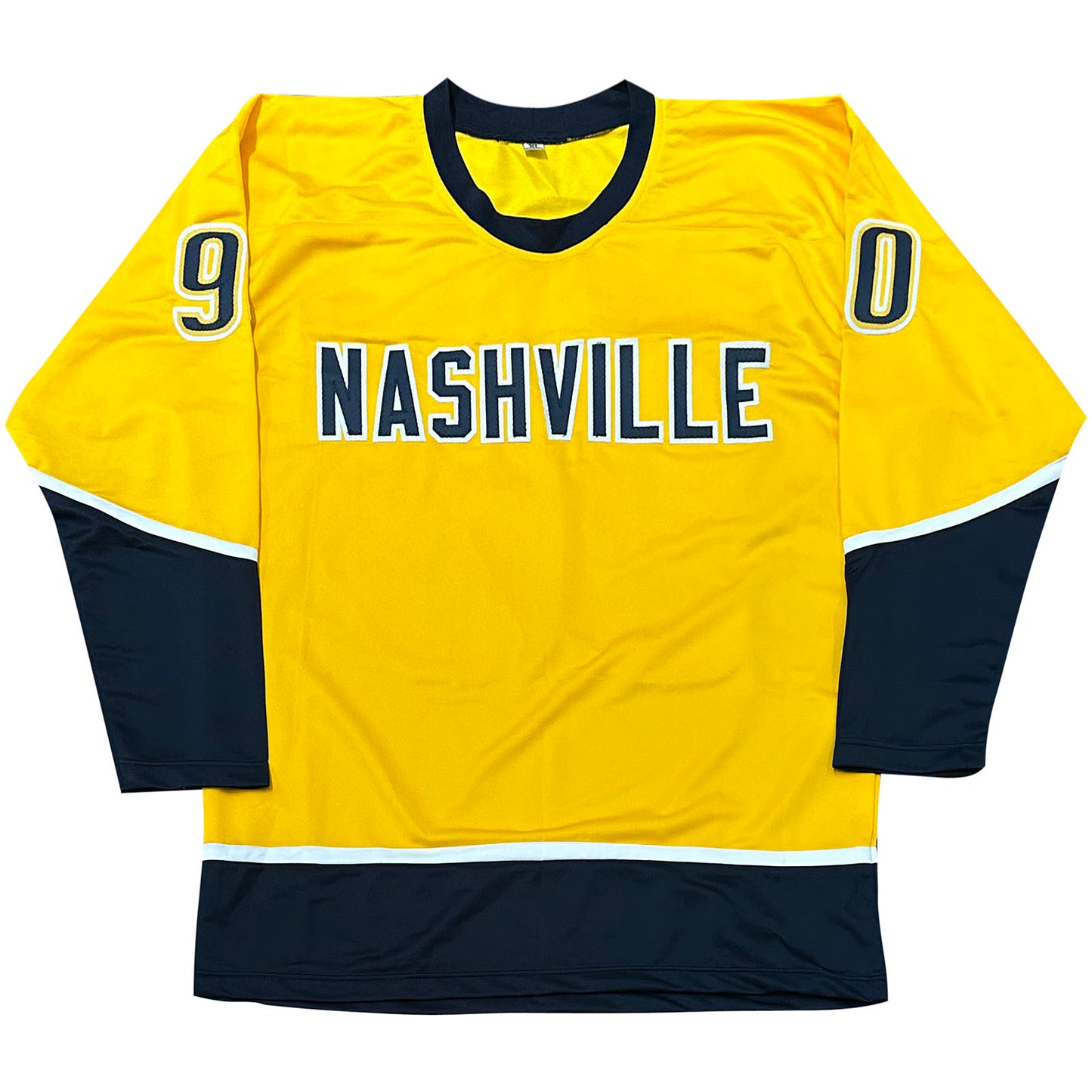 Ryan O'Reilly Autographed Nashville (Gold #90) Custom Hockey Jersey - JSA