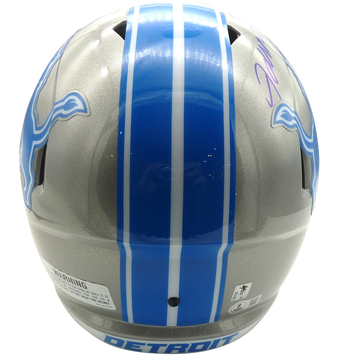 Jameson Williams Autographed Detroit Lions Deluxe Full-Size Replica Helmet - Beckett