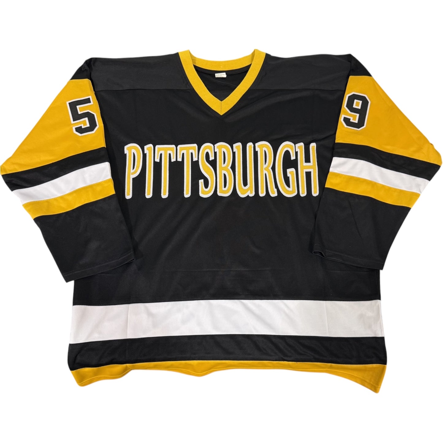 Jake Guentzel Autographed Pittsburgh (Black #59) Custom Hockey Jersey - PSA