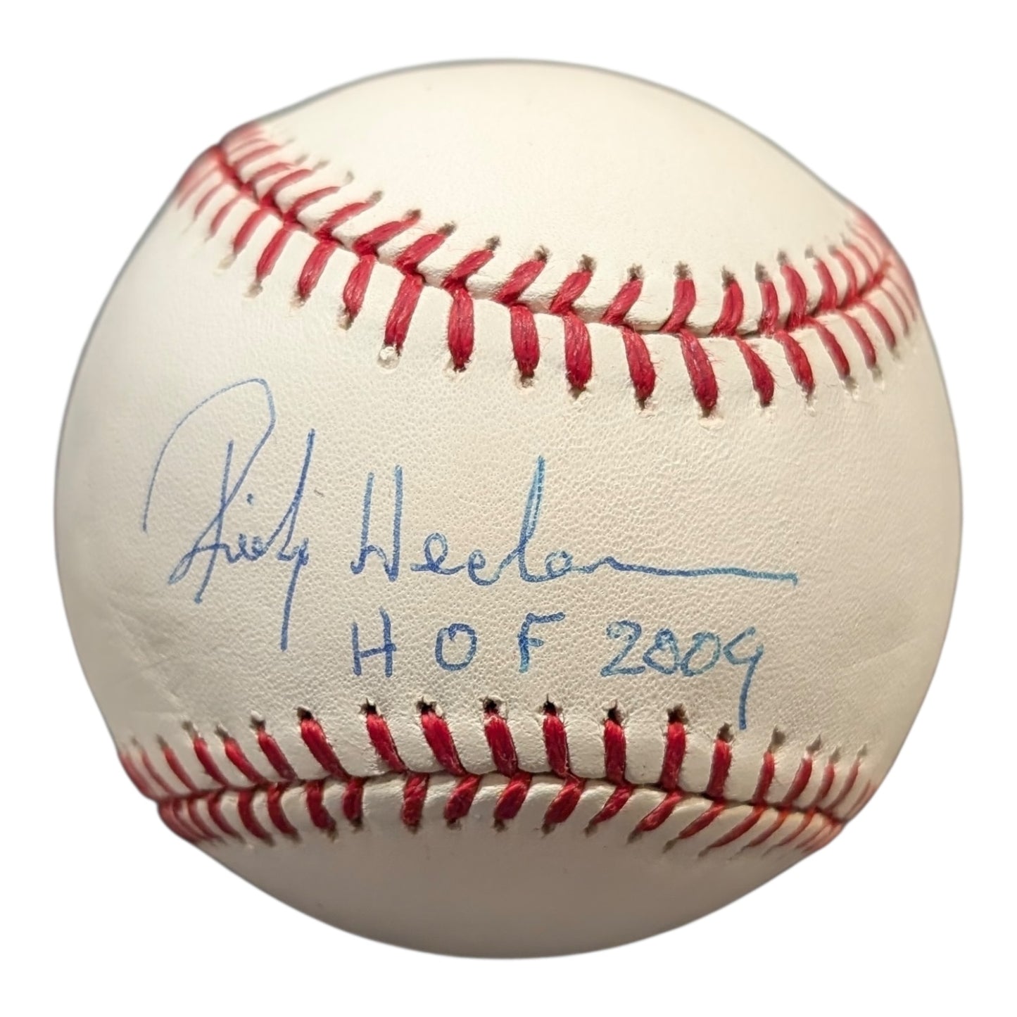 Rickey Henderson Autographed MLB Baseball w/ "HOF 2009" - JSA