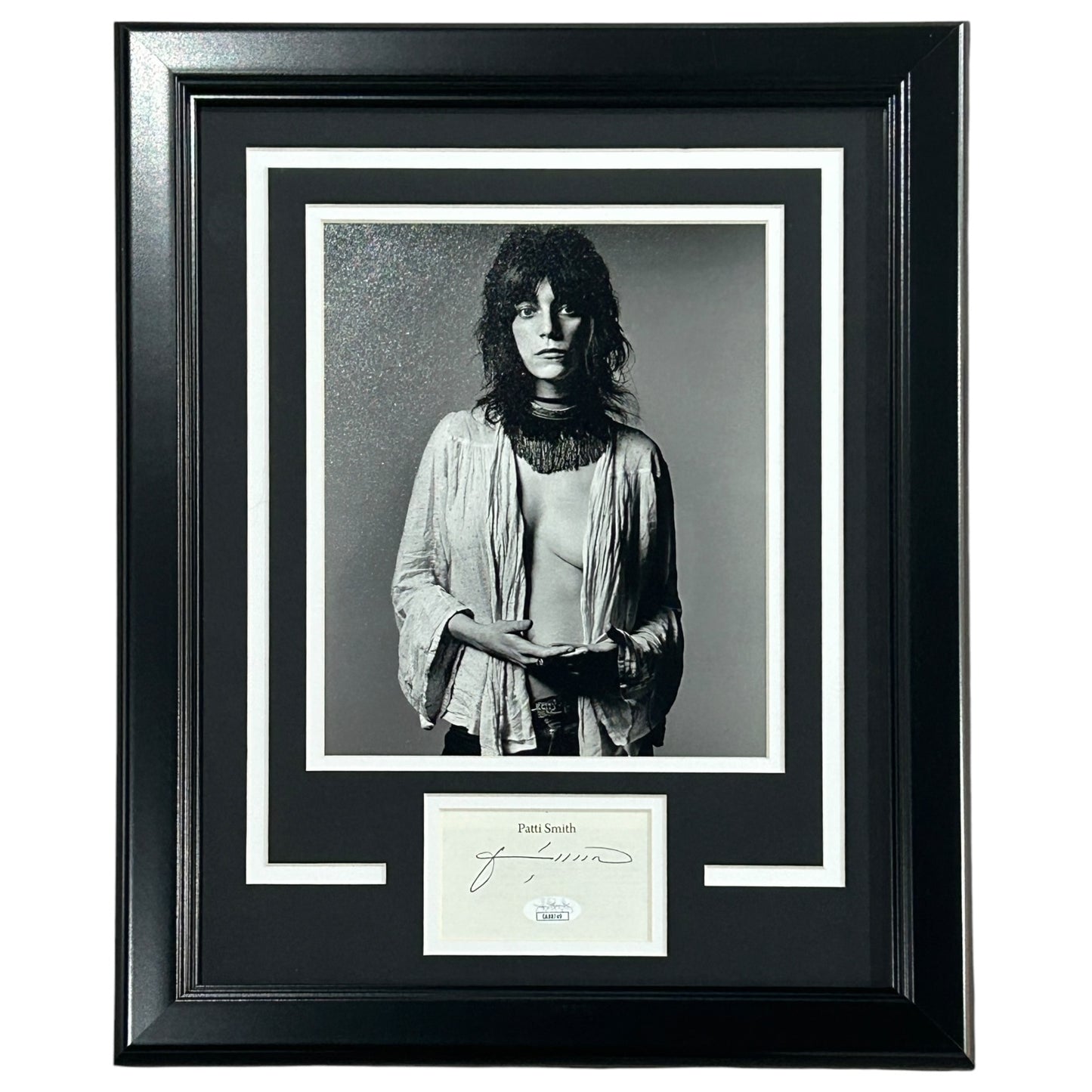 Patti Smith Autographed Music "Signature Series" Frame - JSA
