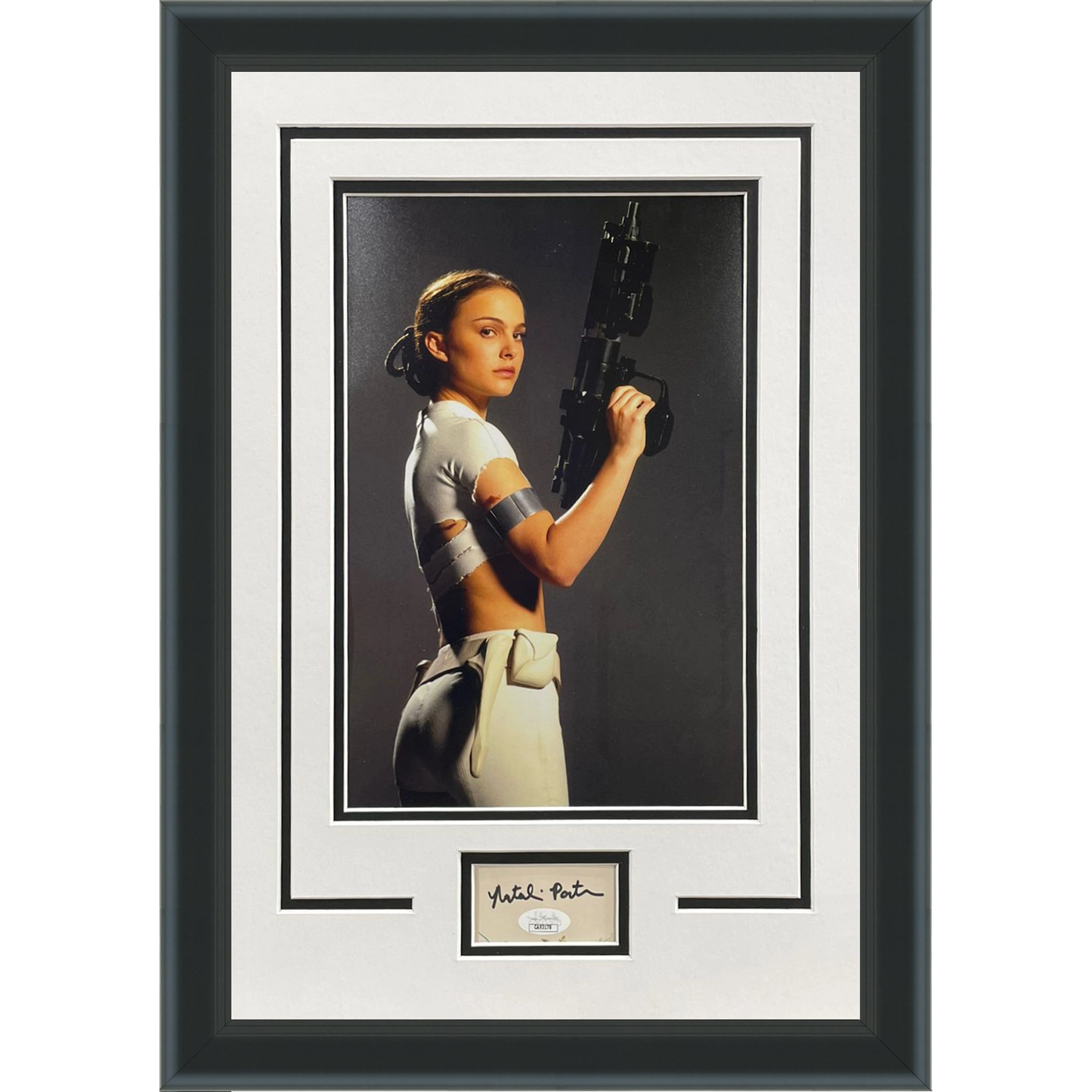 Natalie Portman Autographed Star Wars Padme Amidala 8x12 Movie Poster "Signature Series" Frame - JSA