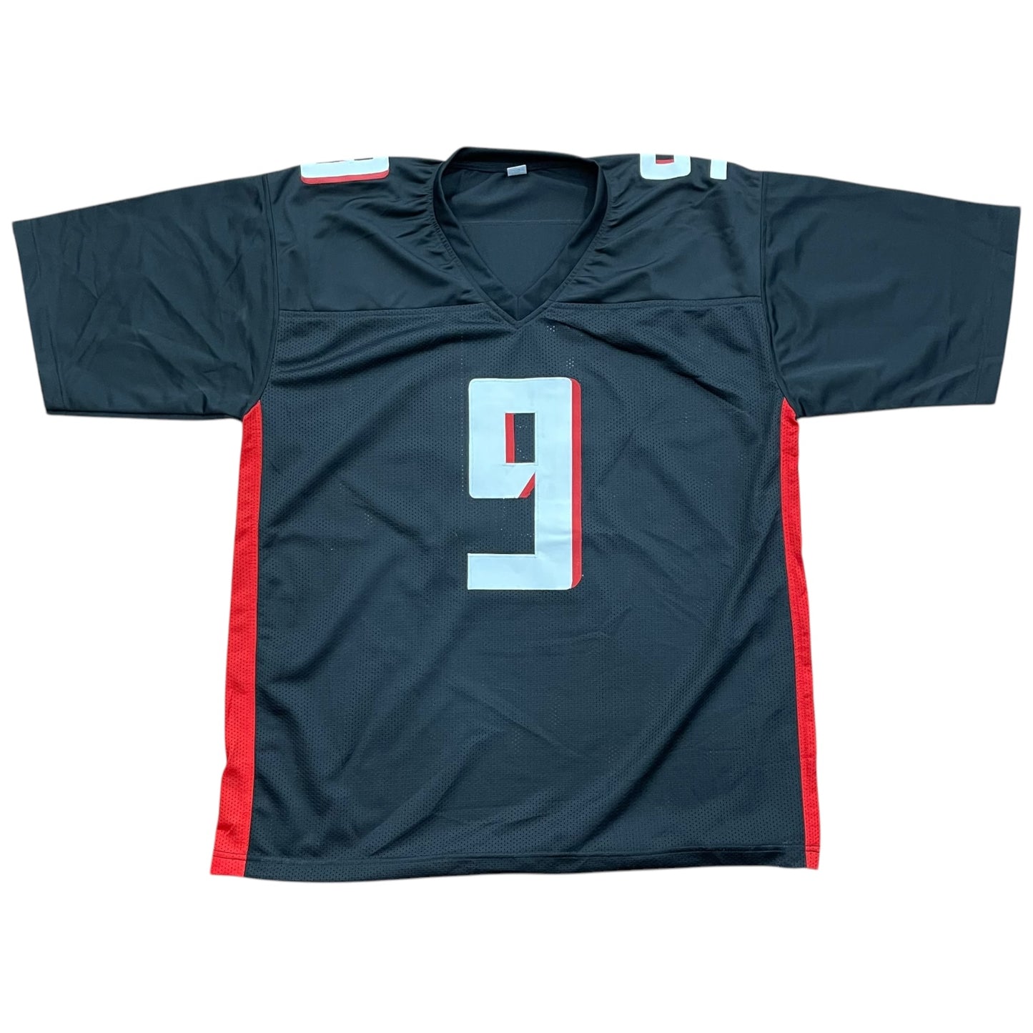 Michael Penix Jr. Autographed Atlanta (Black #9) Custom Jersey - BAS Witness