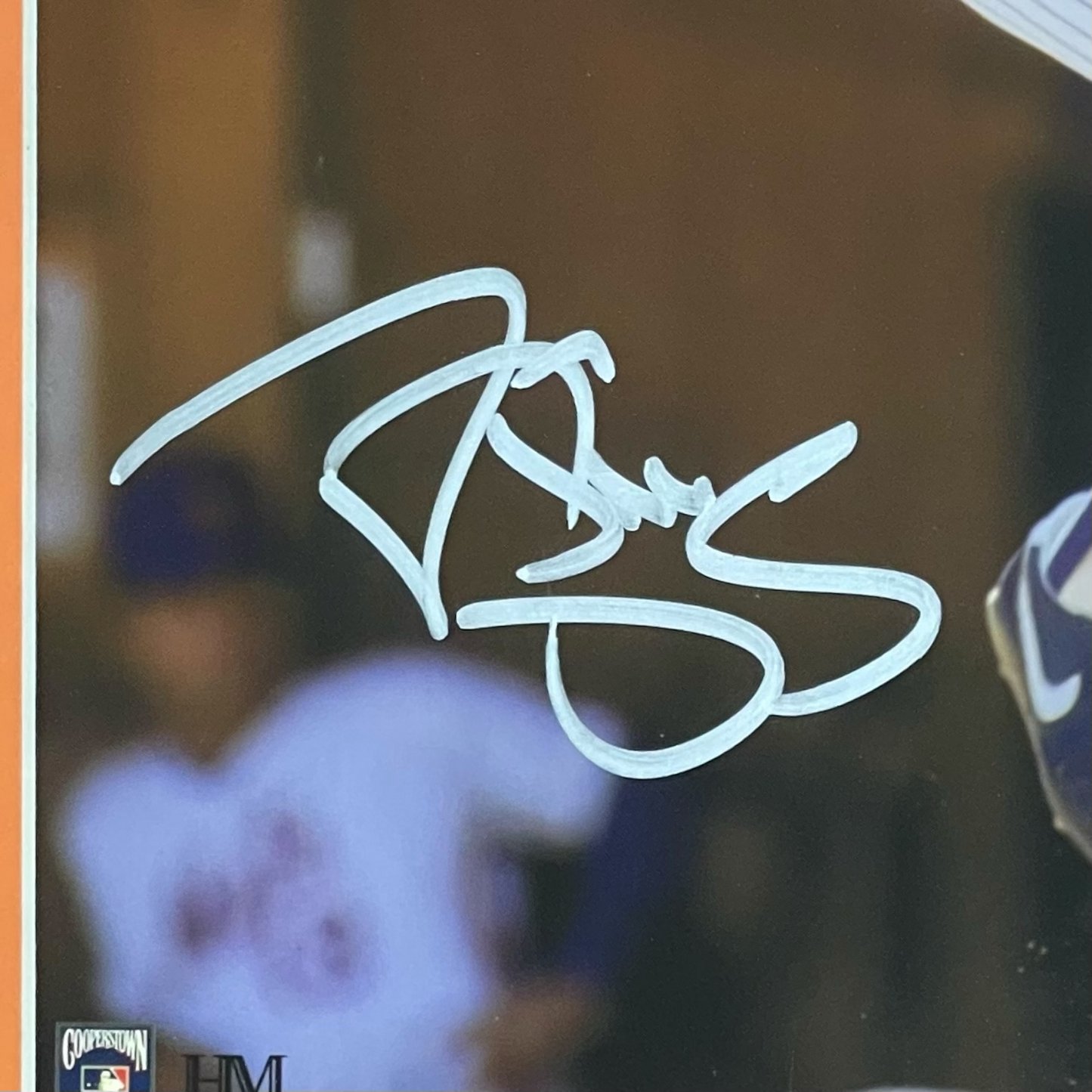 Darryl Strawberry Autographed New York Mets Deluxe Framed 8x10 Photo - Beckett