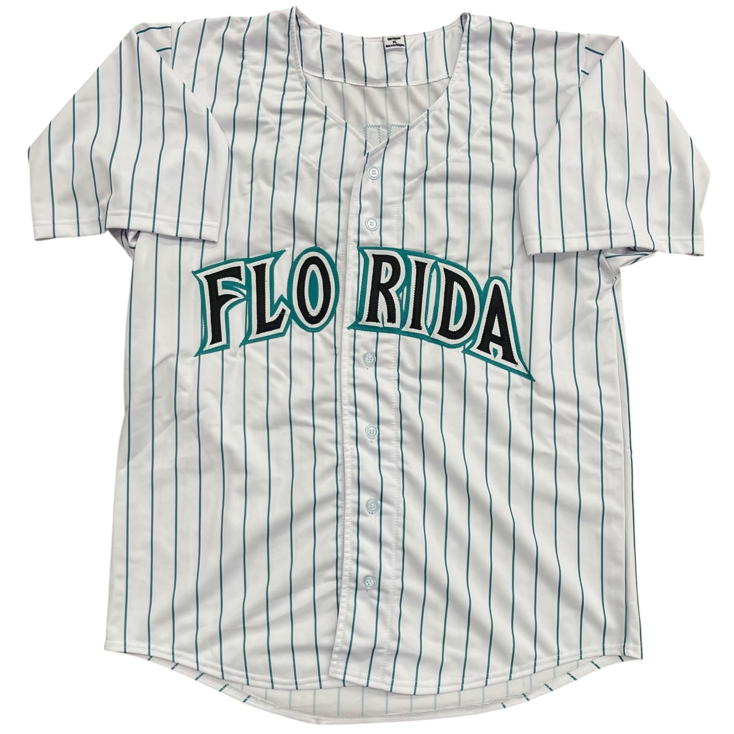 Luis Castillo Autographed Florida Marlins (Pinstripe #1) Custom Jersey - JSA