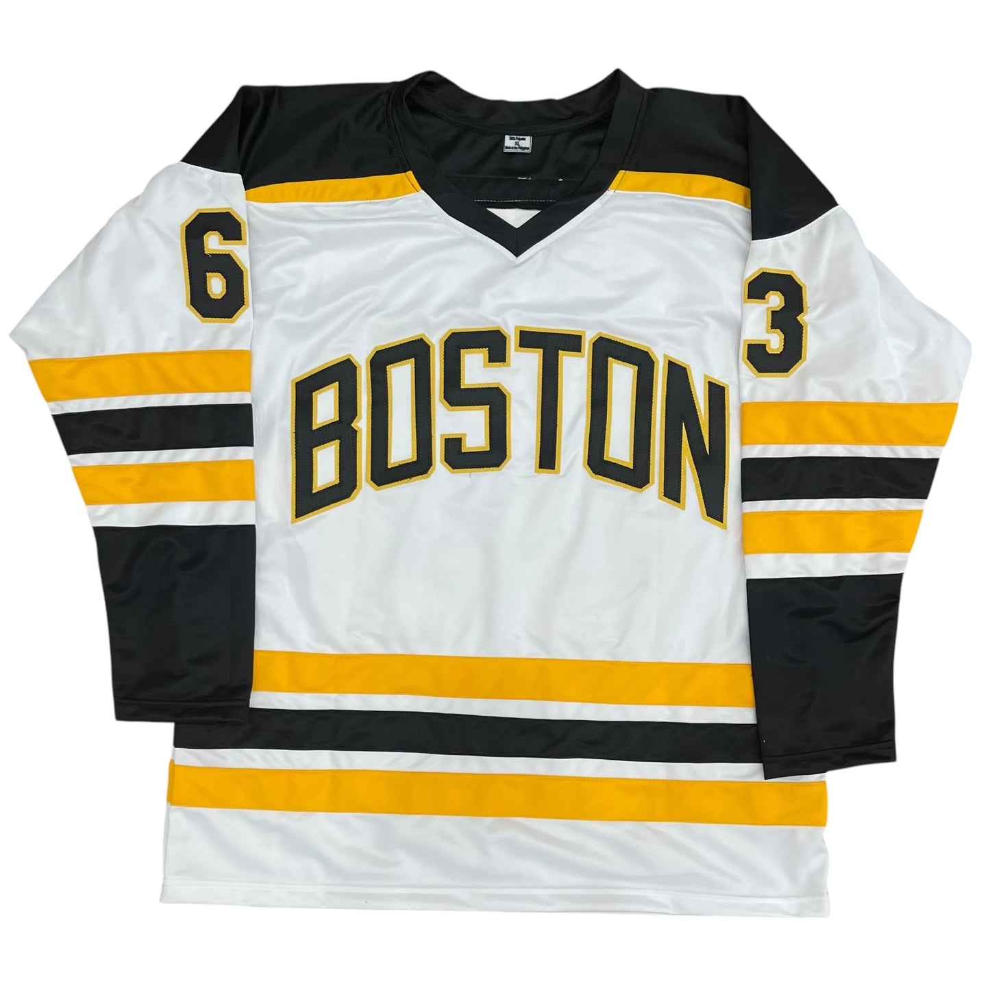 Brad Marchand Autographed Boston (White #63) Custom Jersey - JSA